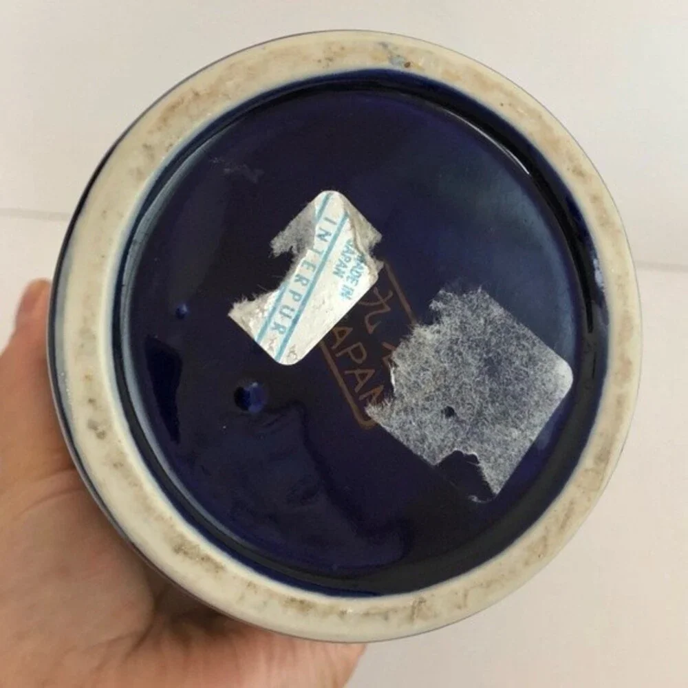 interpur vase cobalt